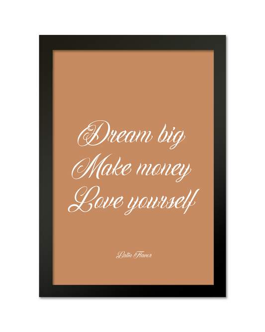 Quadro "Dream Big"