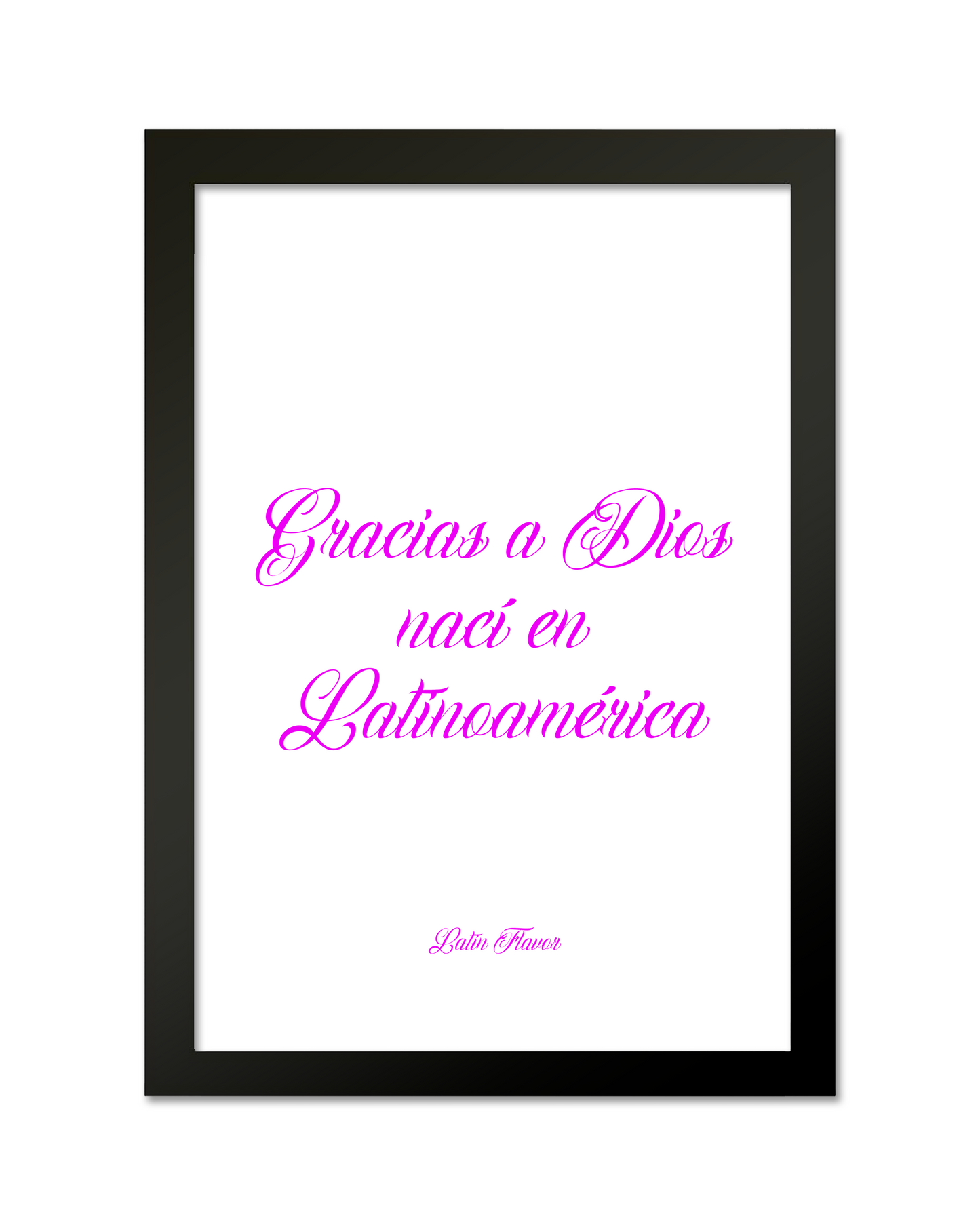 Quadro "Gracias a Dios"